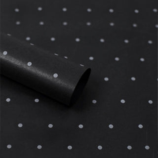 Buy white-dot-black 50*70 Cm Gift Wrapping Paper