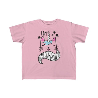 Buy pink I am Meowgical Unicorn Kid Girls Tee