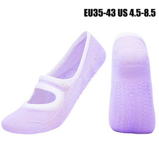 Buy b-purple Pilates Yoga Socks