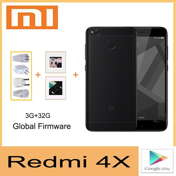 mobile phone Xiaomi Redmi 4X Smartphone global firmware cellphone