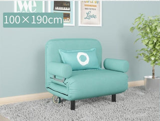 Buy 100cm-lake-green Multifunctional Chair Sofa Bed