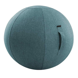 Buy 65cm-linen-blue Anti-burst Yoga Ball with Leather Cover Thickened Stability Balance Ball 65CM 75CM