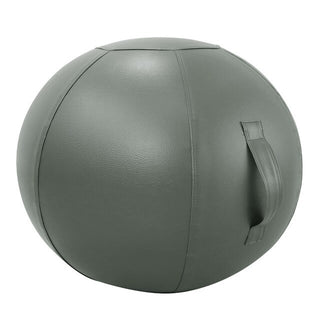 Buy 65cm-gray Anti-burst Yoga Ball with Leather Cover Thickened Stability Balance Ball 65CM 75CM