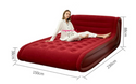Inflatable Velvet PVC Leather Bed Frames